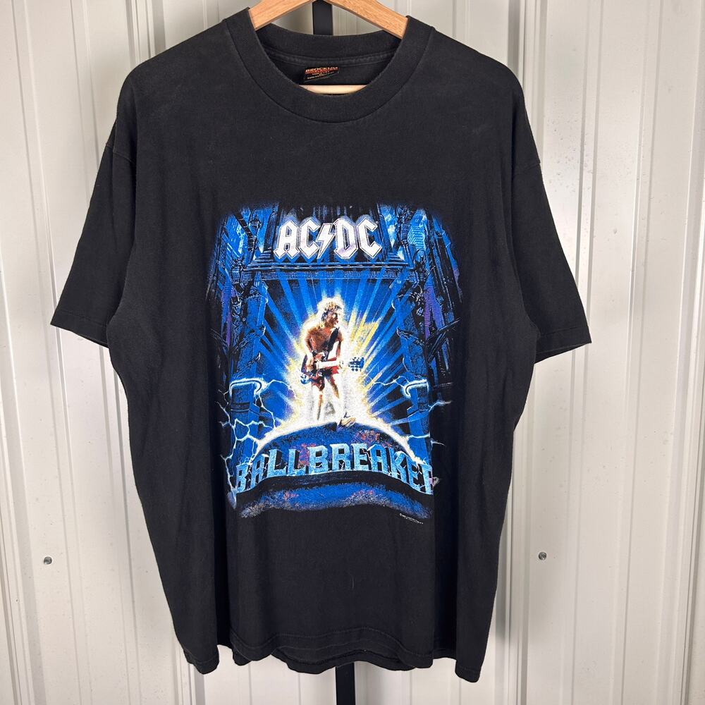 Vintage ACDC Ball Breaker Tour 1996 XL Brockum Tag Band Tee
